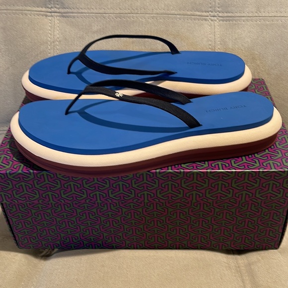 Tory Burch Layered Flip Flop - Picture 1 of 9